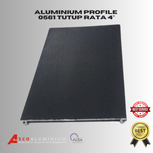Aluminium Tutup rata Profile 0561 kusen 4 inch Alexindo | Kusen Aluminium | Aluminium Profile | Aluminium Batang