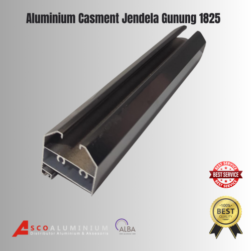 Aluminium casment gunung Profile 1825 jendela casment Alexindo | Kusen Aluminium | Aluminium Profile | Aluminium Batang